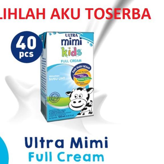 

♂ Susu Ultra Mimi Kids FULL CREAM 125 ml - (1 DUS ISI 40 PCS) ❋