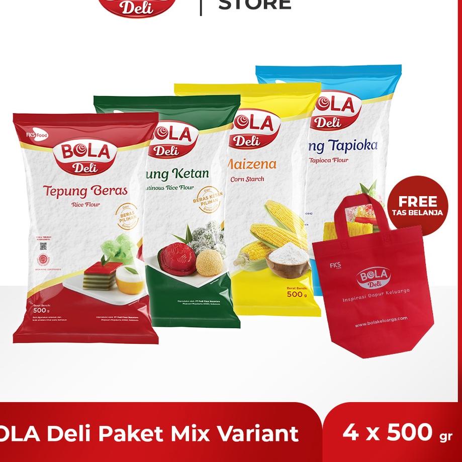 

[Bisa Cod] BOLA Deli Paket Mix Varian Isi 4 Big Sale