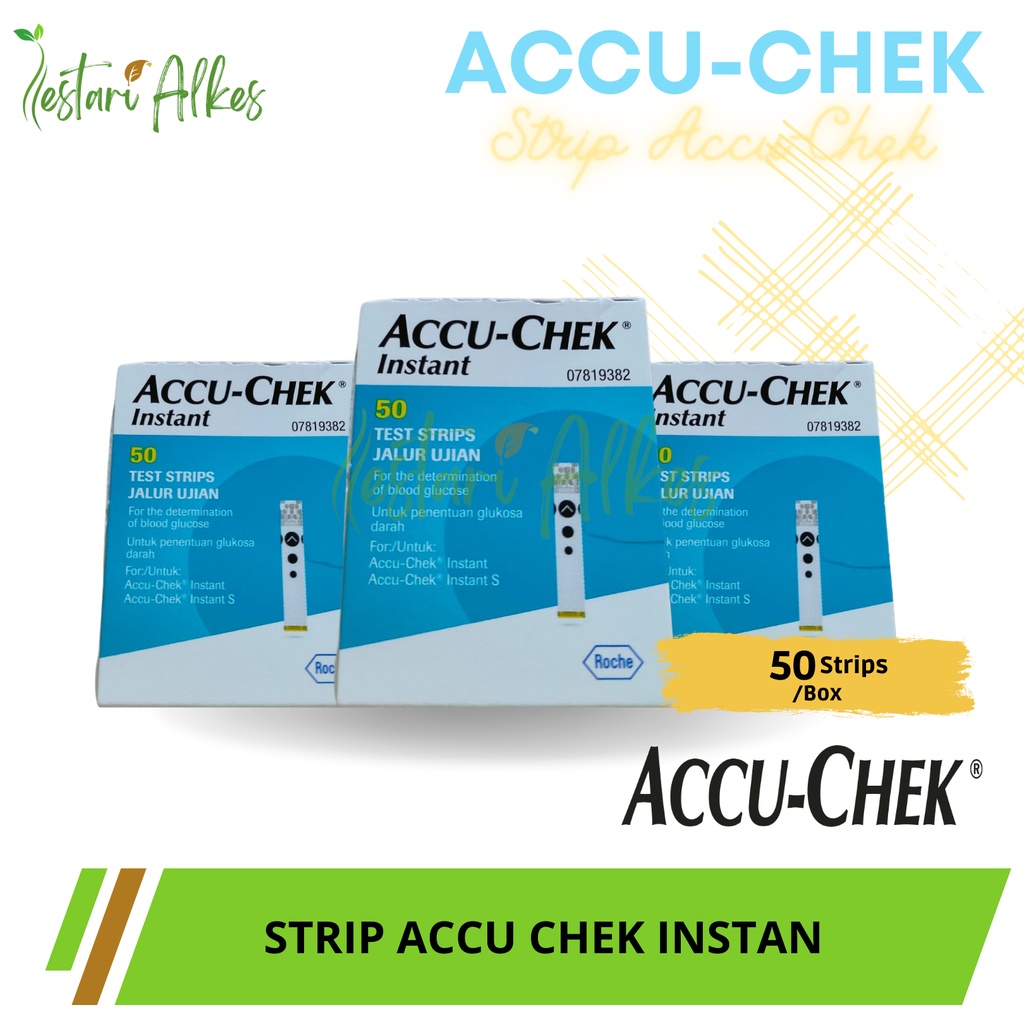 Accu Chek Instant Strip - Accu Check Instant Strip Glucose