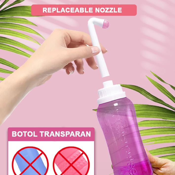 Waterpulse Portabel Travel Bidet/Wash Botol Cebok Travel Semprotan