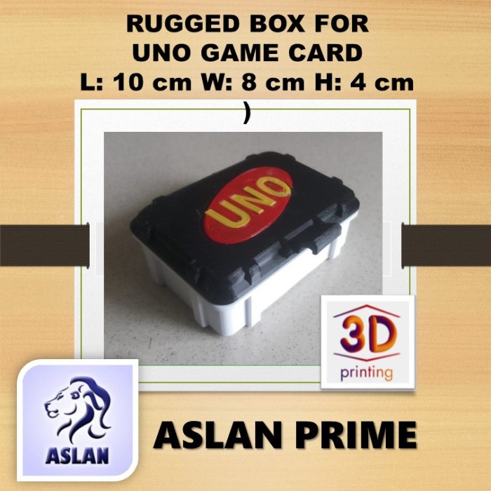 ] RUGGED BOX FOR UNO GAME CARD 3D Print PLA+
