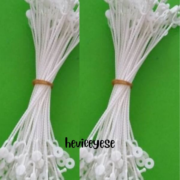 

[Isi 100Pcs] Tali Plintir Putih Tali Plintir Berkualitas Tali Gantungan Souvenir / Tali Pouch / Tali Pelintir Sandal Multifungsi