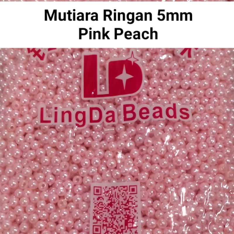 Manik Payet Mote Mutiara Ringan 5MM - 10 Gram