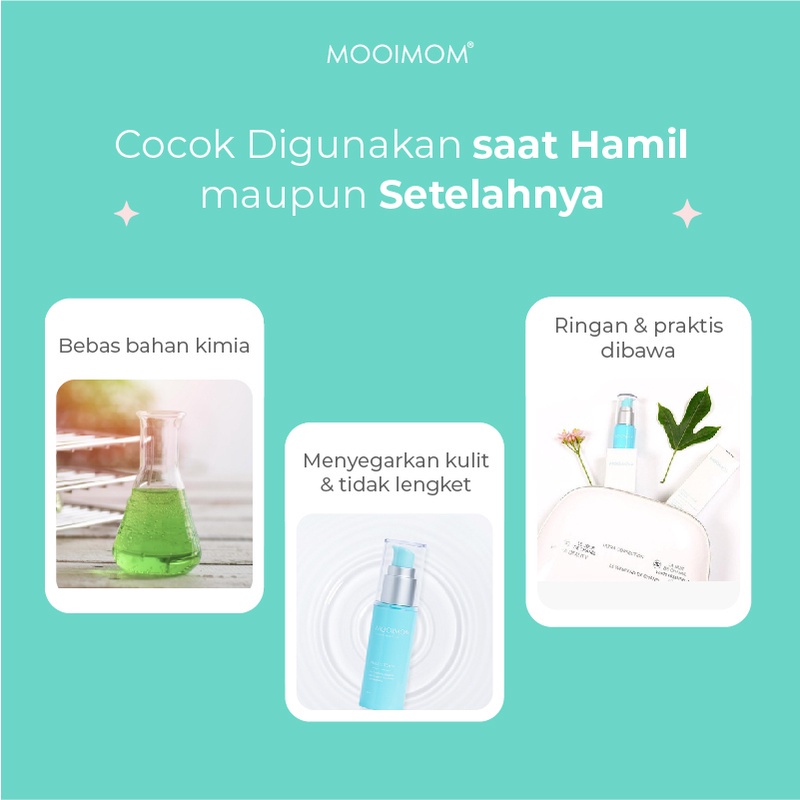 Mooimom - Belly Cream / Cream Penghilang Pencegah Stretch Mark Ibu Hamil 30ml
