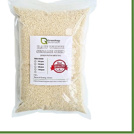 

Ω Wijen Putih / White Sesame Seed (1 kilogram) by Granology ➵