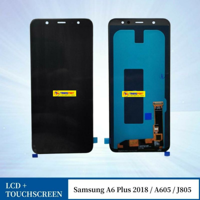 Lcd + Touchscreen Samsung A6 Plus 2018 / A605 / J805 Original Oled