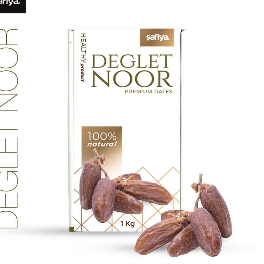 

✻ Kurma Tunisia Tangkai 1 Kg Deglet Noor Tunisia Safiya Food ➪