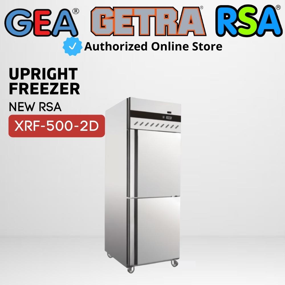 RSA XRF 500 2D XRF-500-2D UPRIGHT FREEZER 2 PINTU STAINLESS