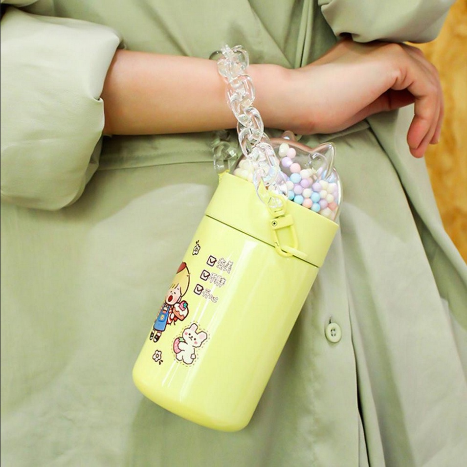 Botol Minum Kepala Karakter Botol Minum Anak Air Botol Anak Karakter 350 ML