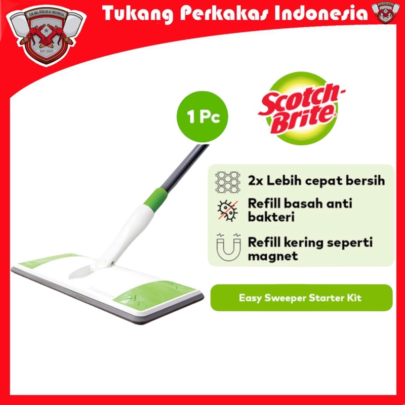 Scotch brite 3M Easy sweeper plus set