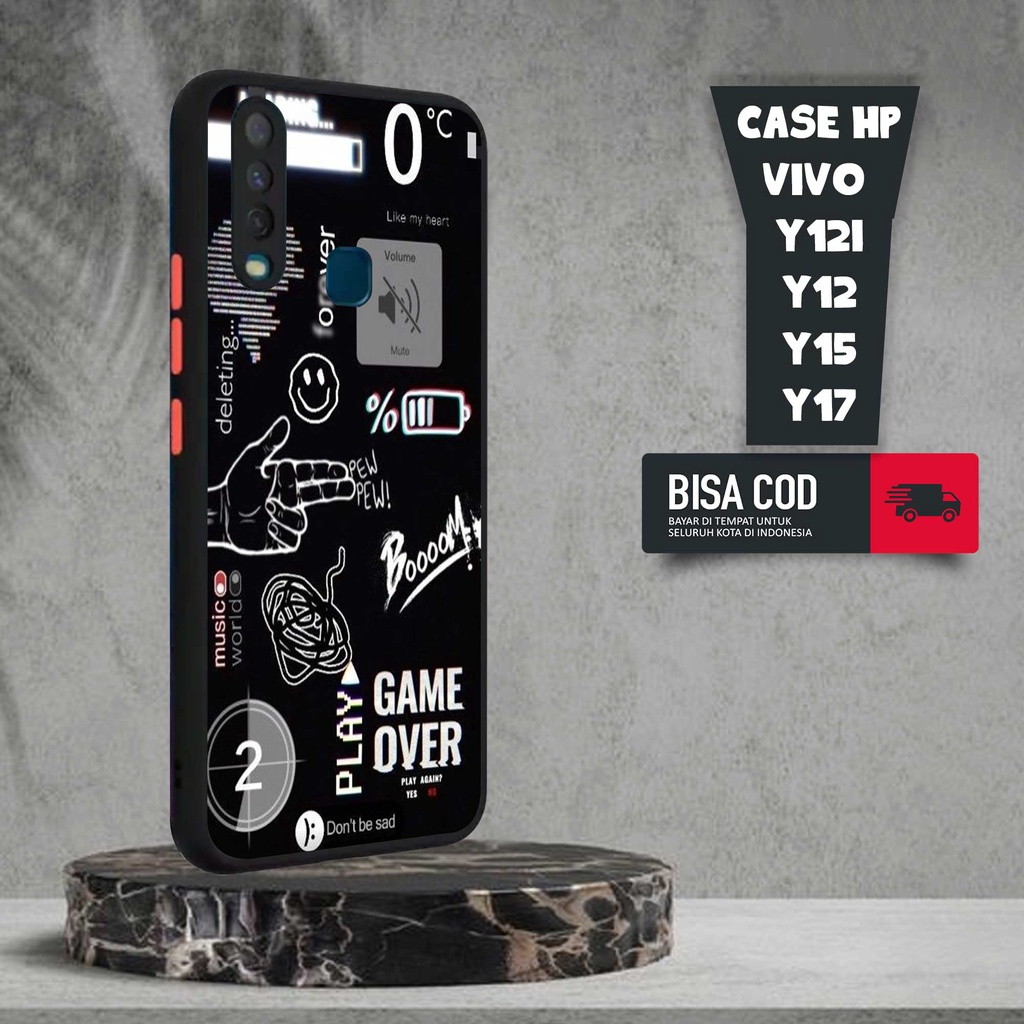 CASE VIVO Y12 / Y12I / Y15 / Y17 MOTIF [NASA TICKET] TERLARIS CASING VIVO Y12 / Y12I / Y15 / Y17 BAR