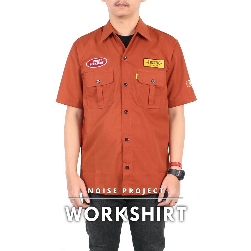 Workshirt Noise Project Kemeja Workshirt Kemeja pria Bata