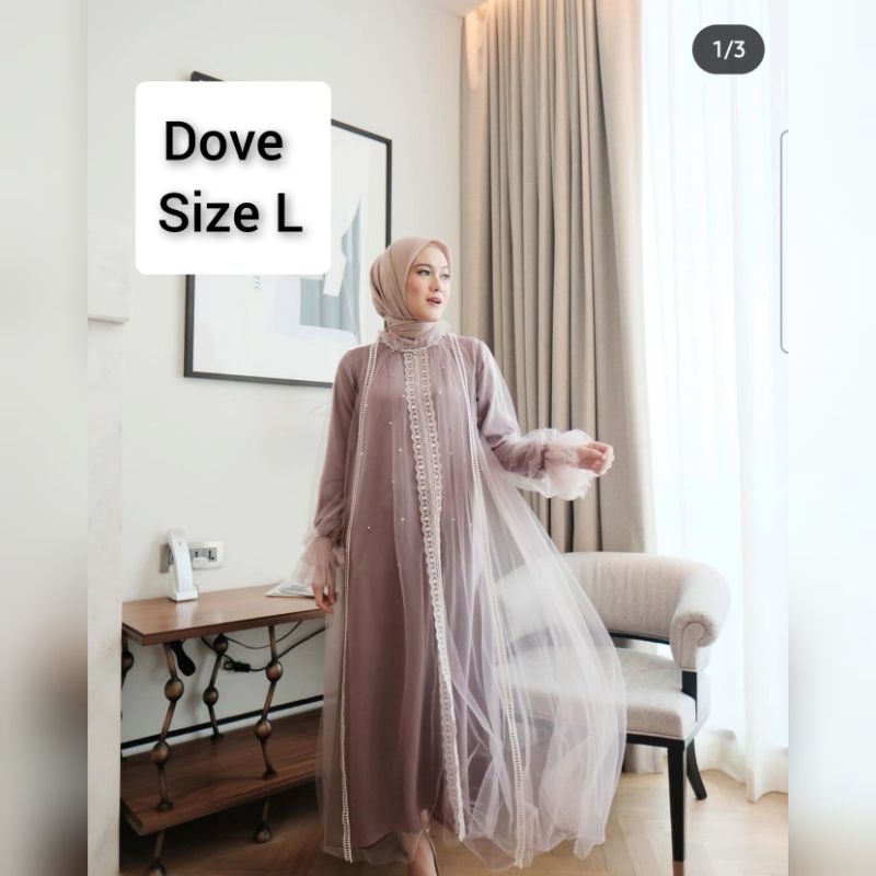 SIGNATURE RAYA DRESS BY VANILLA HIJAB (siap kirim)