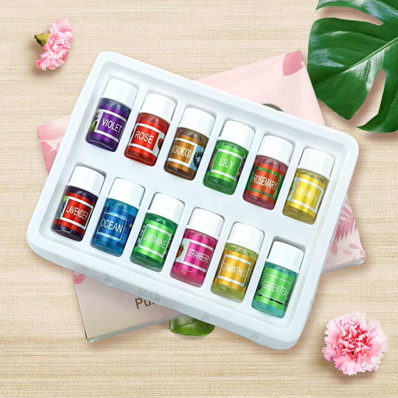 Set 3ML Essential Oil Aromatherapy Humidifier Fragrance Olis Diffuser Aromaterapi 12 in 1