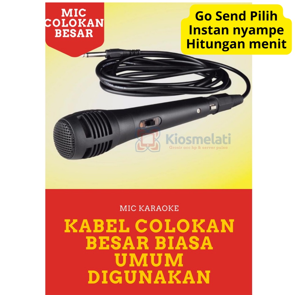 Mic Karaoke Jack Kecil HP Buat Speaker mikrofon-microphone-mikrofon karaoke-mik karaoke