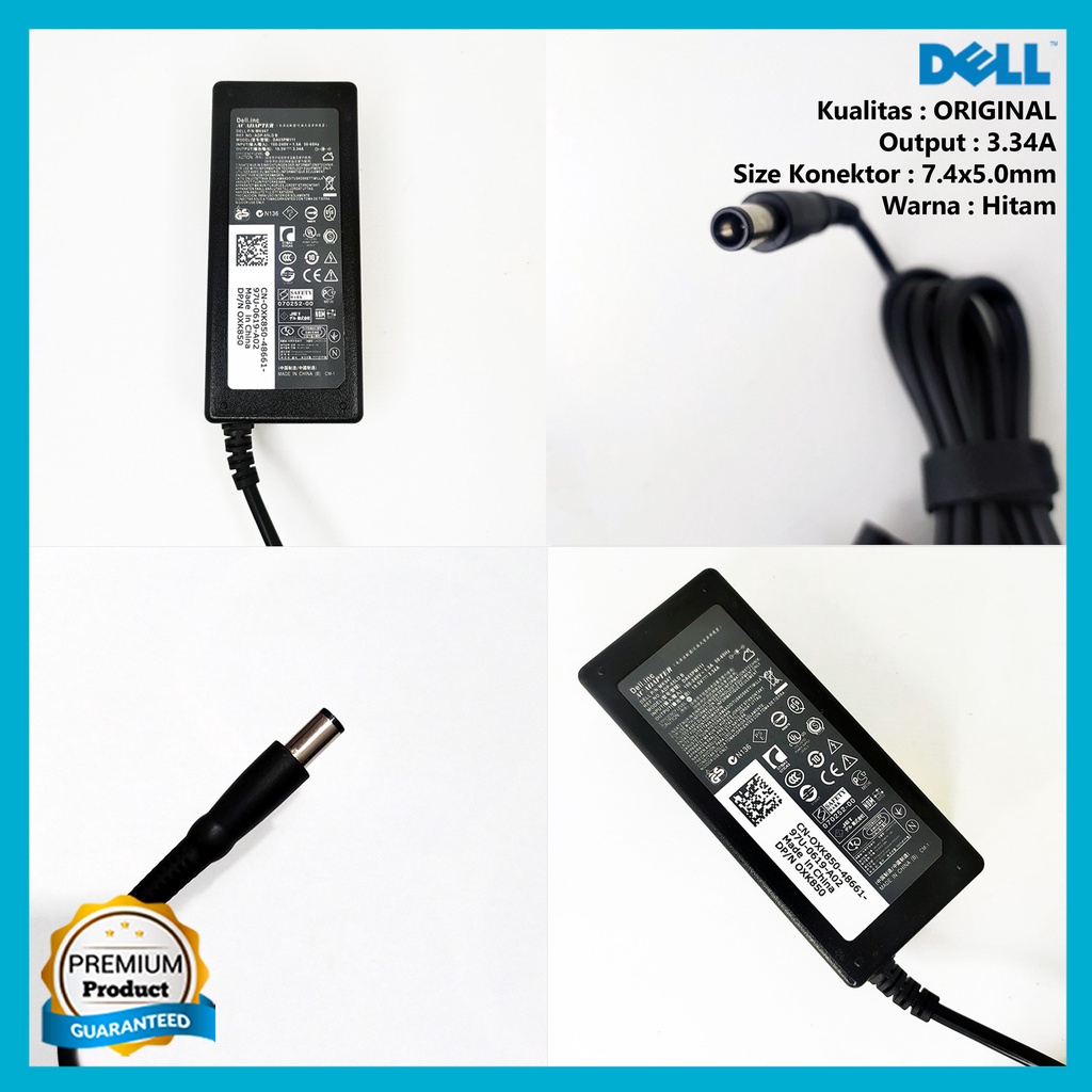 Adaptor Charger Laptop Dell Latitude E7240 E7250 E7440 E7450 65w