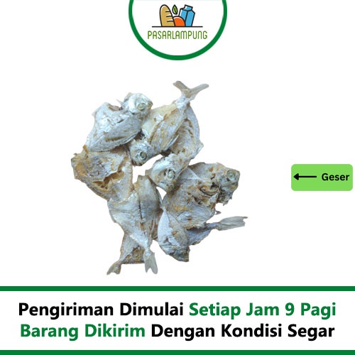 Ikan Asin Petek 250 Gram Pasar Lampung