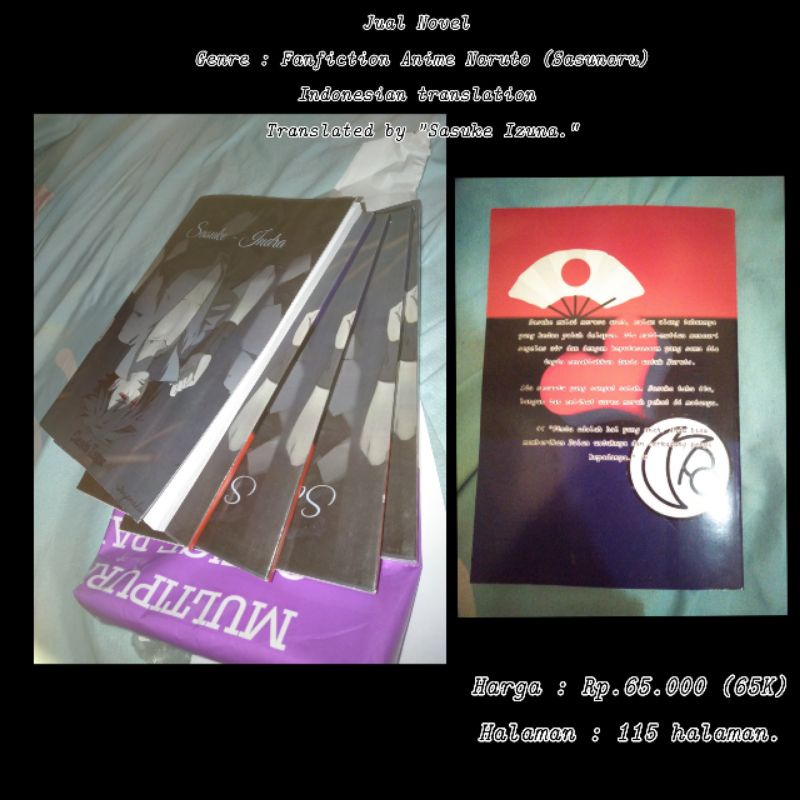 Jual Novel Terjemahan (Fanfiction, Sasunaru) || Indonesian translation.