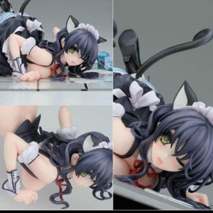 Misaki Kurehito Sexy Cat Lap Milk PVC Figure