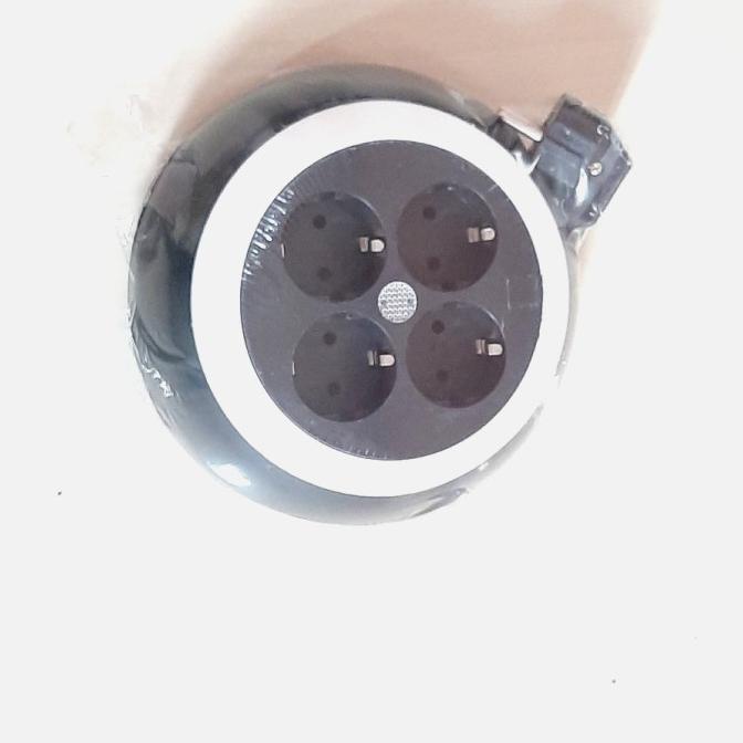JUAL STOP KONTAK ROL COLOKAN TERMINAL LISTRIK GULUNGAN ROLL KABEL 4 LUBANG