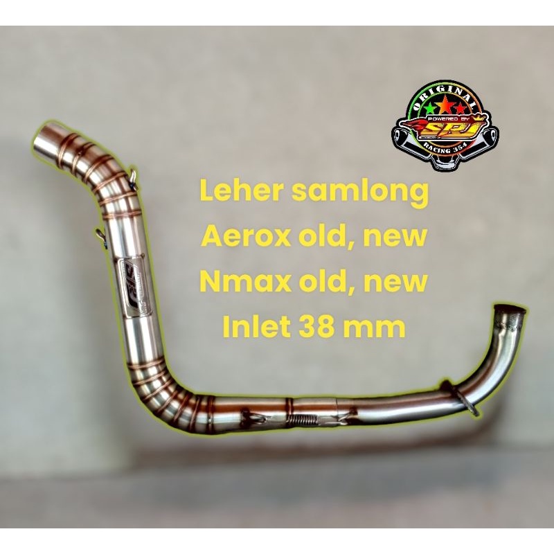 leheran knalpot racing srj racing 354 ori original model samlong cobra inlet 38 mm aerox connected n