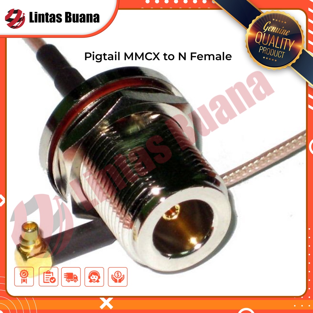 Kabel Pigtail MMCX to N female