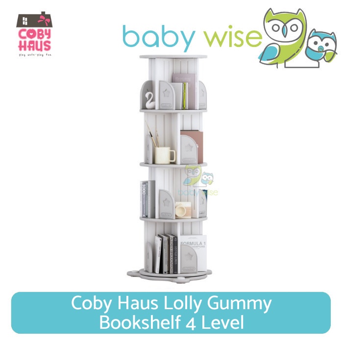 

Terlaris Coby Haus Lolly Gummy Bookshelf 4 Level