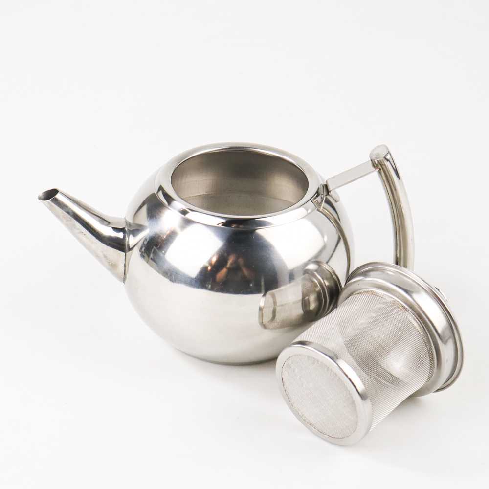 (BISA COD) FTIHSHP Hongmeishun Teko Teh Kettle Pot 1 Liter with Filter - A2