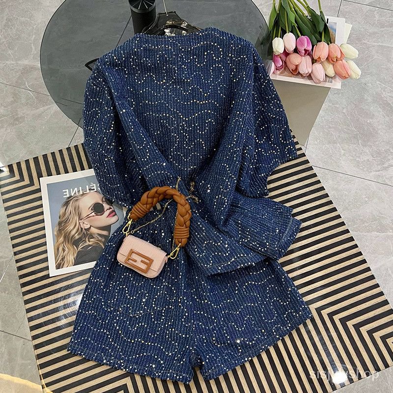 [✅BISA COD] #Sisjuly# Celana pendek mode kasual wanita menetapkan 2023 dua potong baru