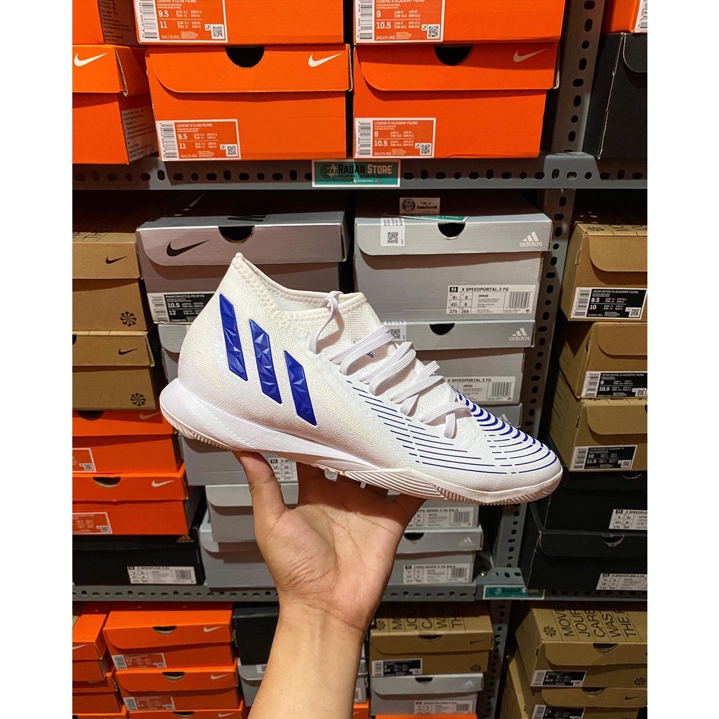Sepatu Futsal Adidas Predator Edge.3 IN White GX2644 Original BNIB