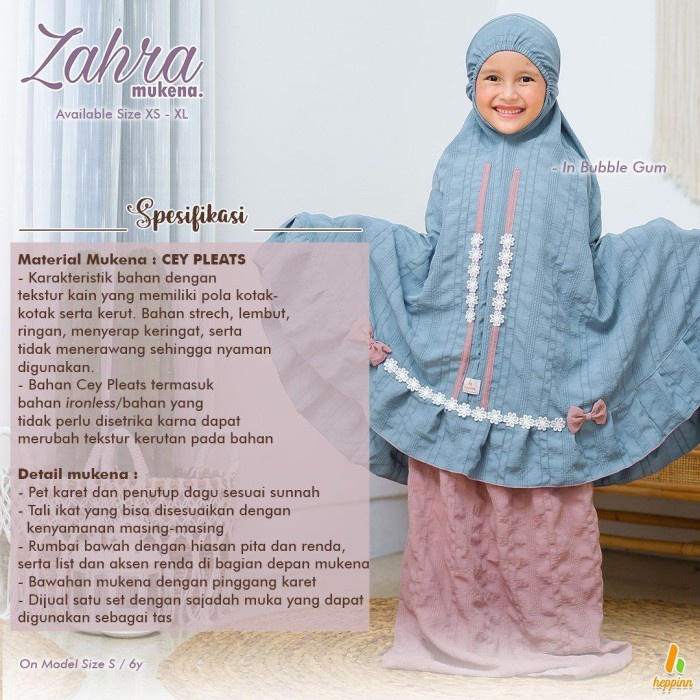 Mukena Anak Set Sajadah, Mukena Atas Bawah, Mukena Couple Ibu Anak