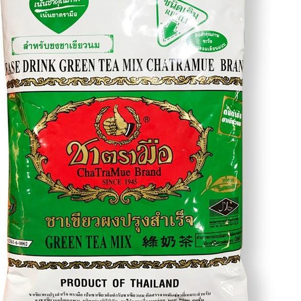 

Stok terbaru Thaitea greentea cha tramue 200gr buruan