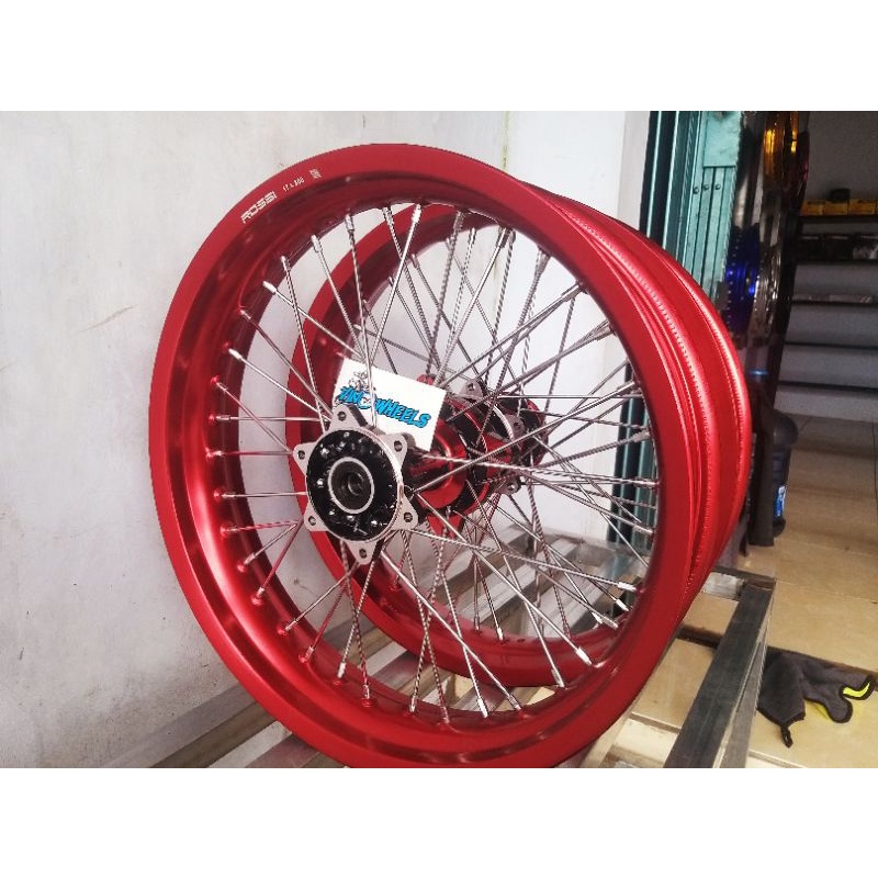 wheelset velg supermoto KLX150 bf150 paket velg supermoto velg rossi 250 300