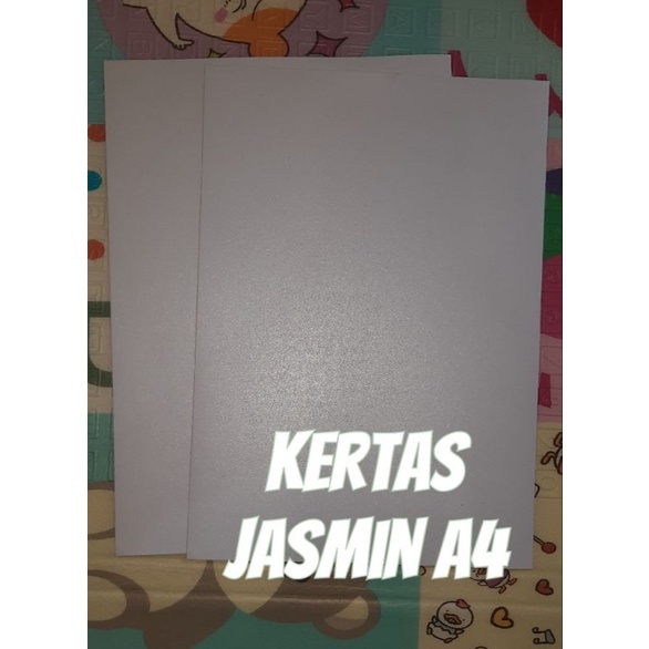 

Jasmine Putih Glitter 160gsm A4/ Kertas Jasmine Paper Flower 160GSM 10 lembar