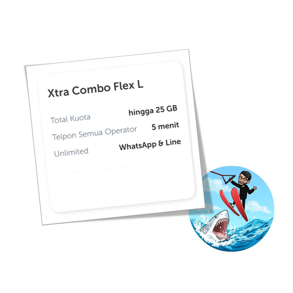 XTRA COMBO FLEX L - KUOTA XL - PAKET DATA XL