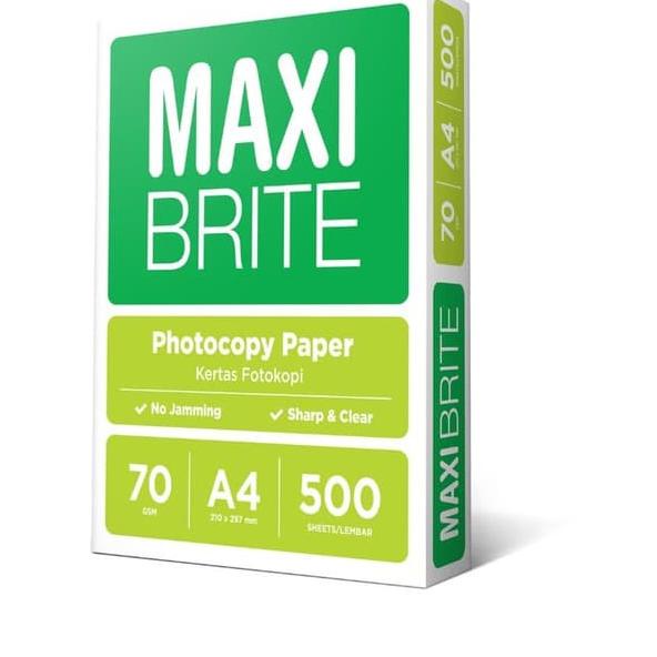 

12.12 BIG SALE FASION KERTAS HVS A4 70GSM MAXI BRITE buruan