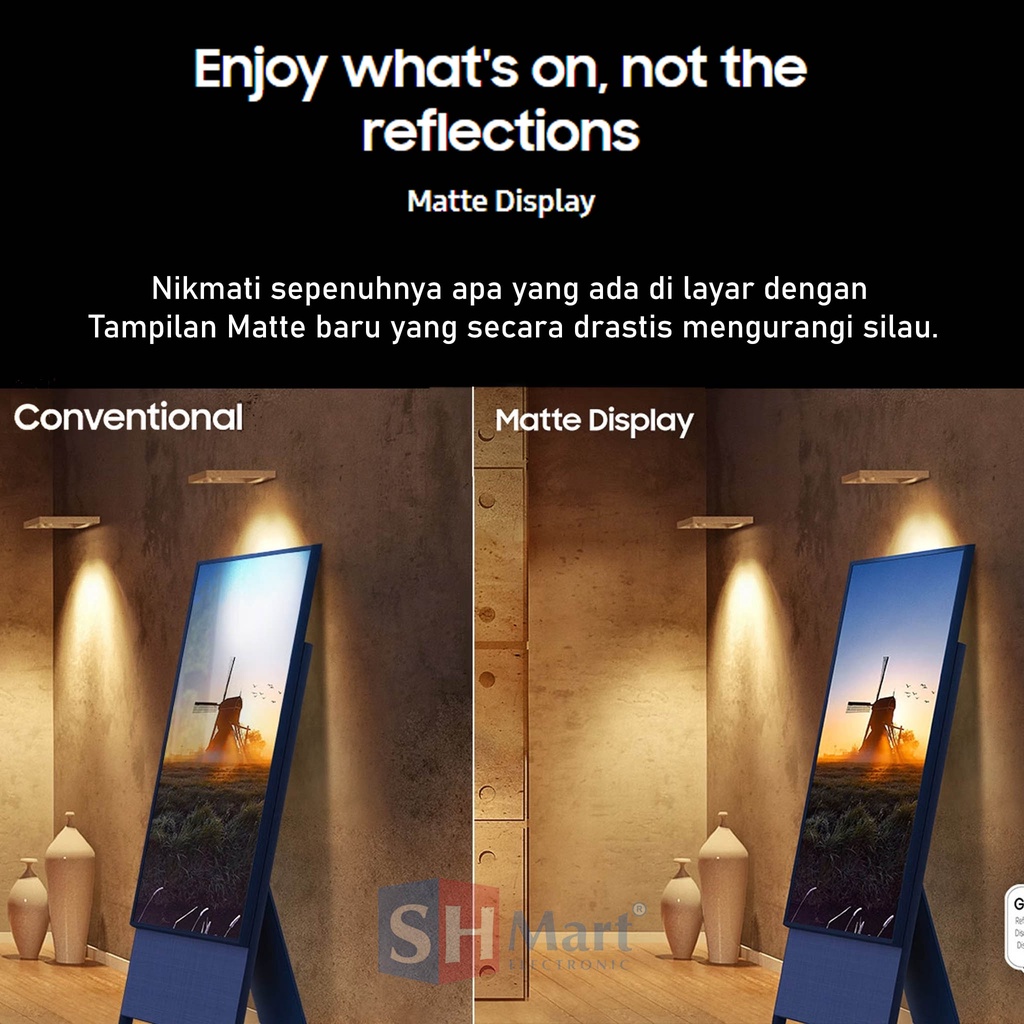 TV SAMSUNG THE SERO 43 INCH QA43LS05BAKXXD 43LS05BA 4K SMART TV GARANSI RESMI (MEDAN)