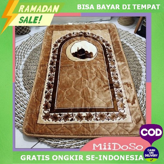 Sajadah Turkiye Turki Yakar Fantasy Ukuran Midi Sedang 50X100 Cm Sajadah Tebal Busa / Sajadah Turki 