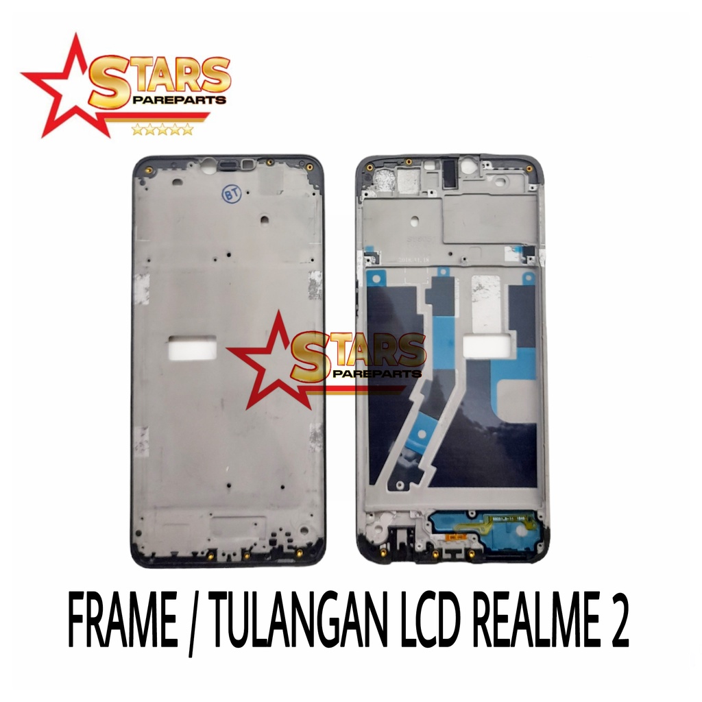 FRAME LCD / TULANGAN LCD / TATAKAN TENGAH LCD / BEZZEL MIDDEL REALME 2 COPOTAN MULUS