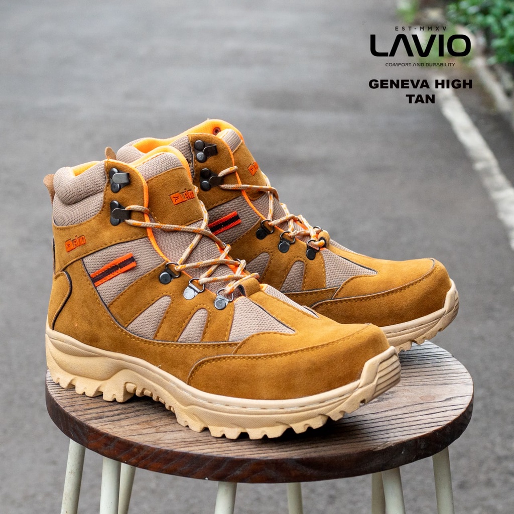 Sepatu Safety Ujung Besi Size 44-46 Lavio Geneva High