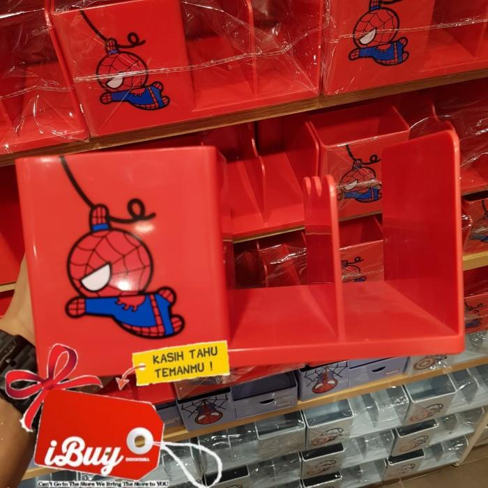 

Miniso Cute Spiderman Stationery Organizer Tempat Buku Dan Alat Tulis