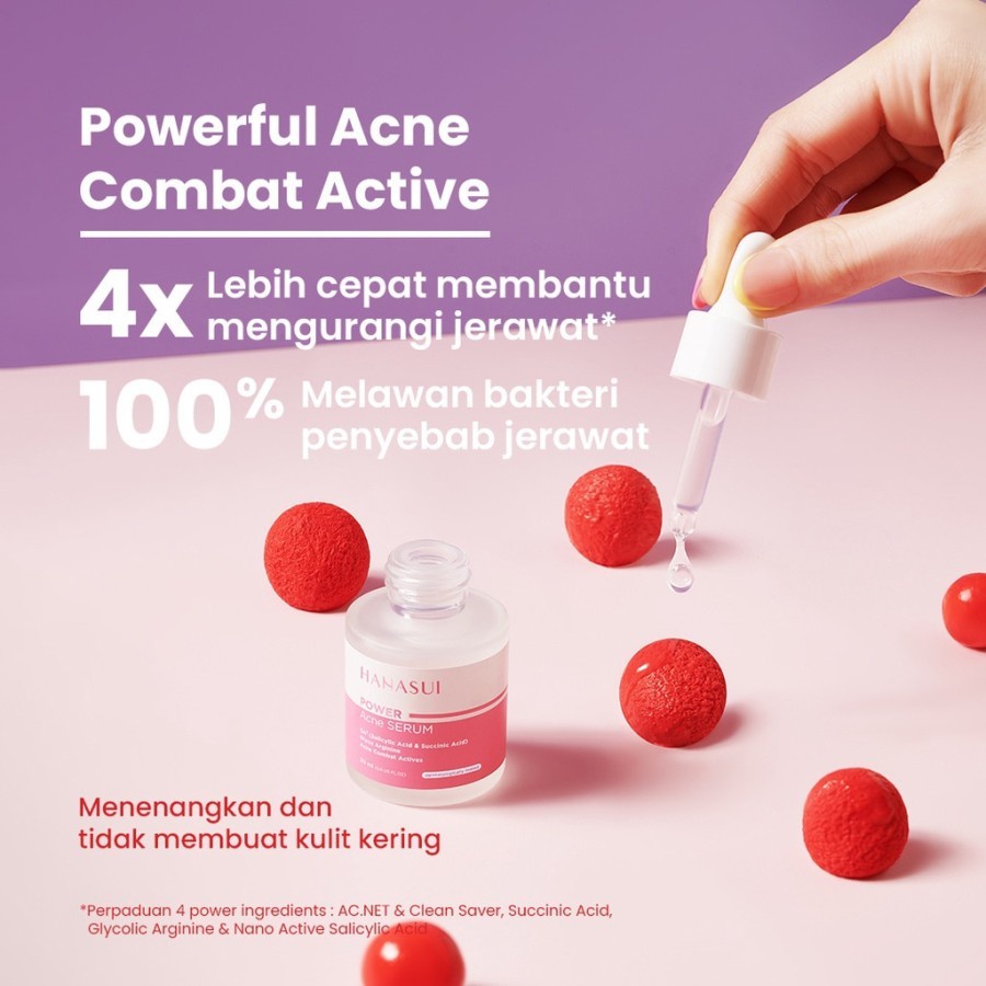 Hanasui Power Serum expert bright anti acne bakuchiol barrier peeling