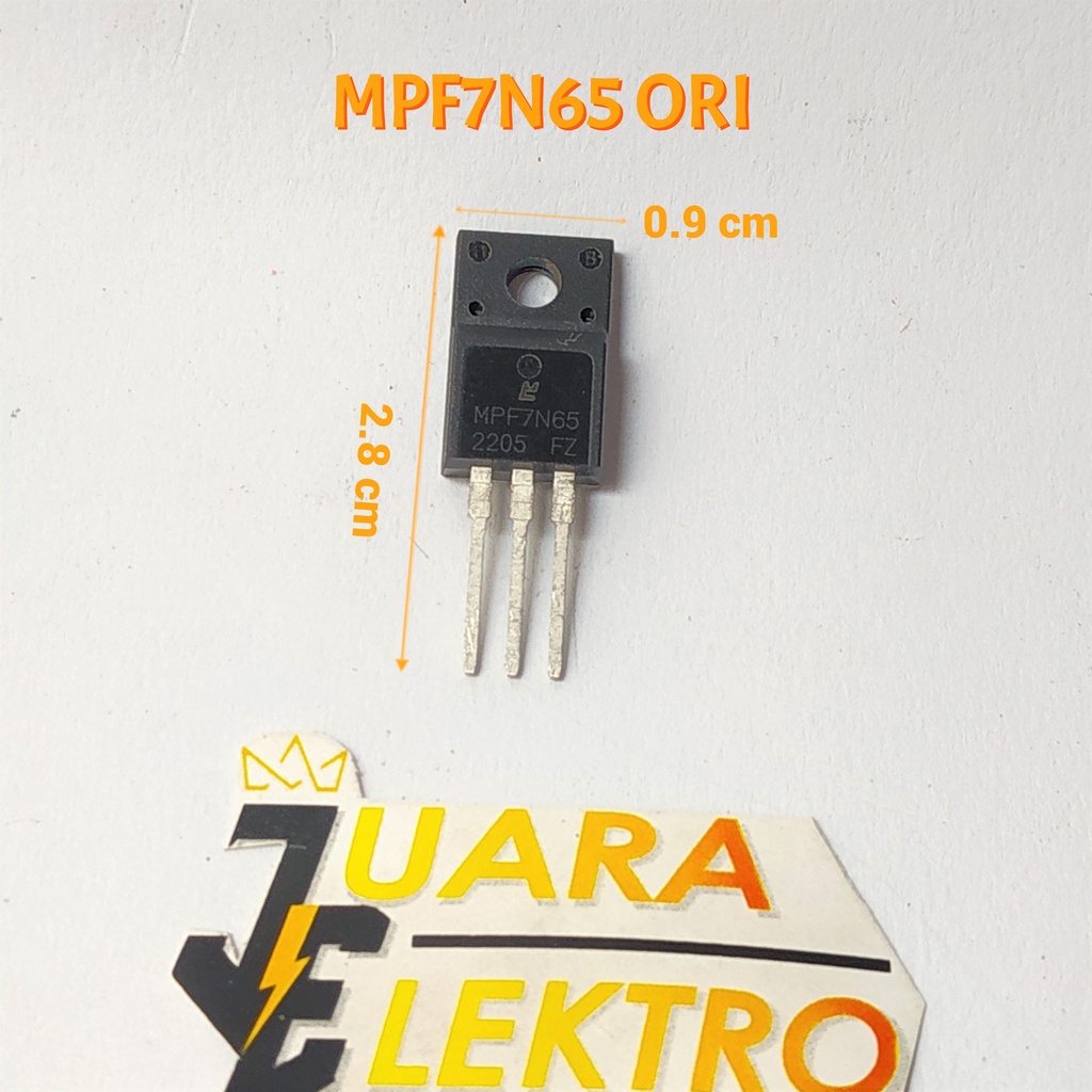 Transistor MPF 7N65 ORI | Transistor (TR) FQPF 7N65 ORIGINAL / ASLI