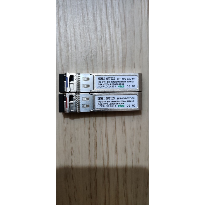 Terlaris Sfp+ 10G Bidi 60Km Smf Singlecore Lc Sfp-10G-Bd-60Km Singlemode