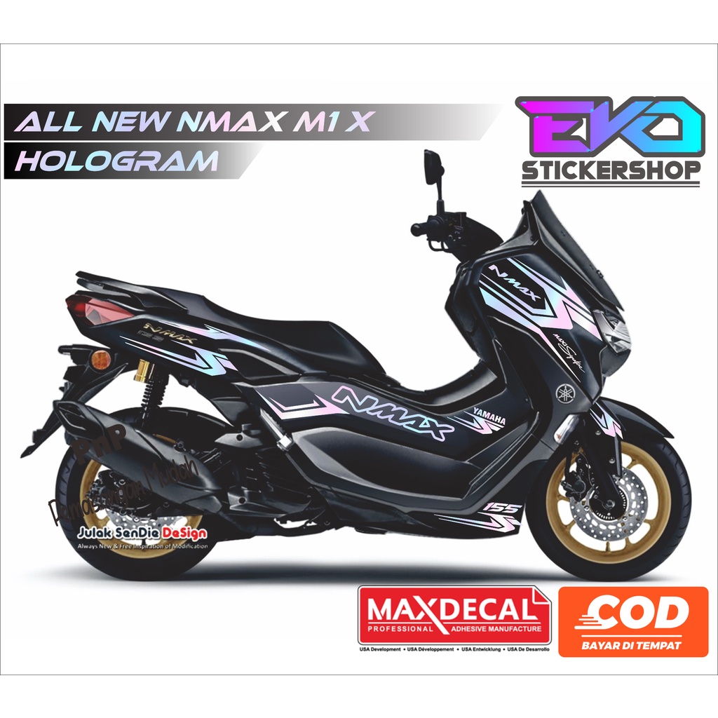 STIKER STRIPING NMAX HOLOGRAM CUTTING STICKER Nmax 2020 2021 2022 2023