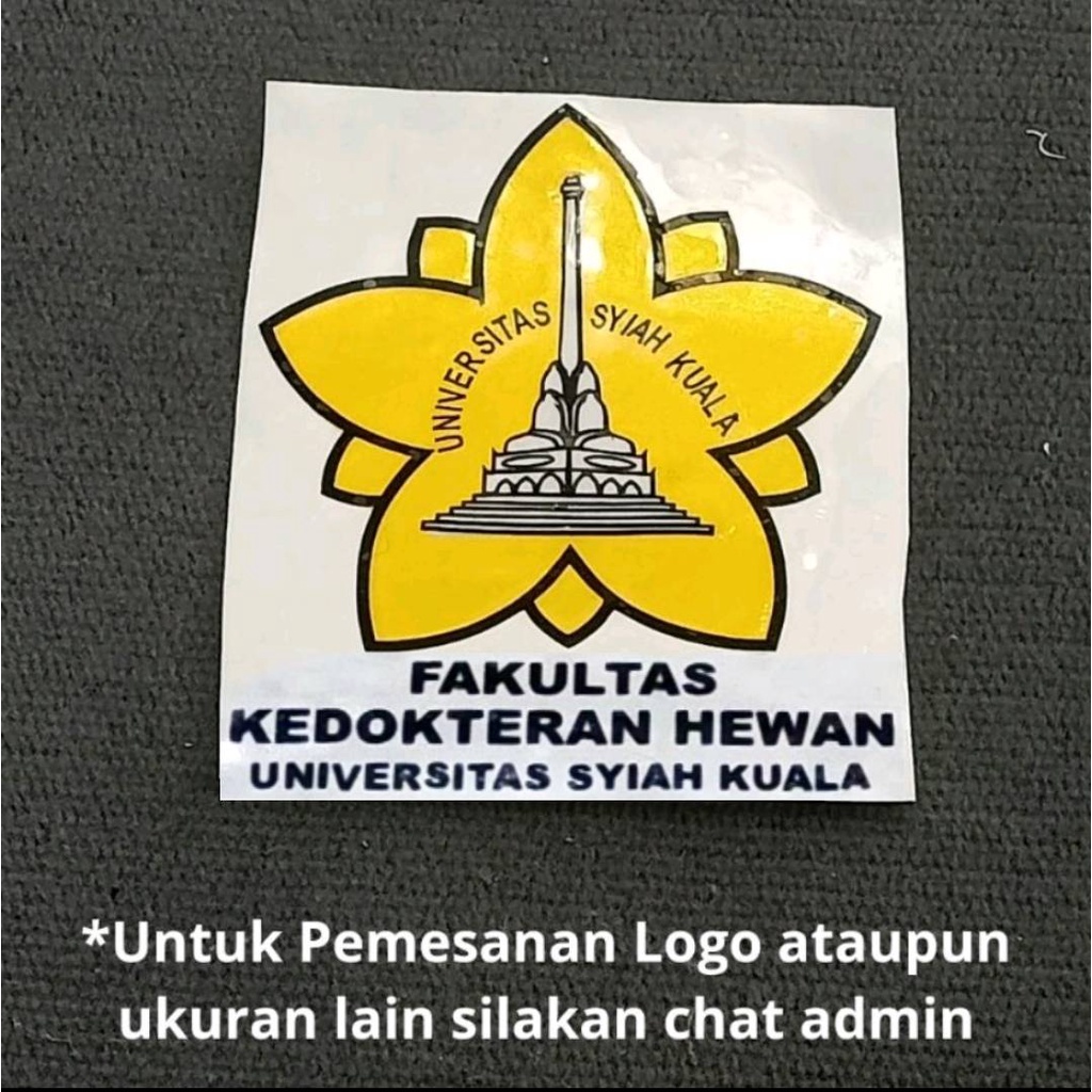 

Stiker Logo FKH USK Fakultas Kedokteran Hewan Universitas Syiah Kuala Dokter (custom chat admin)