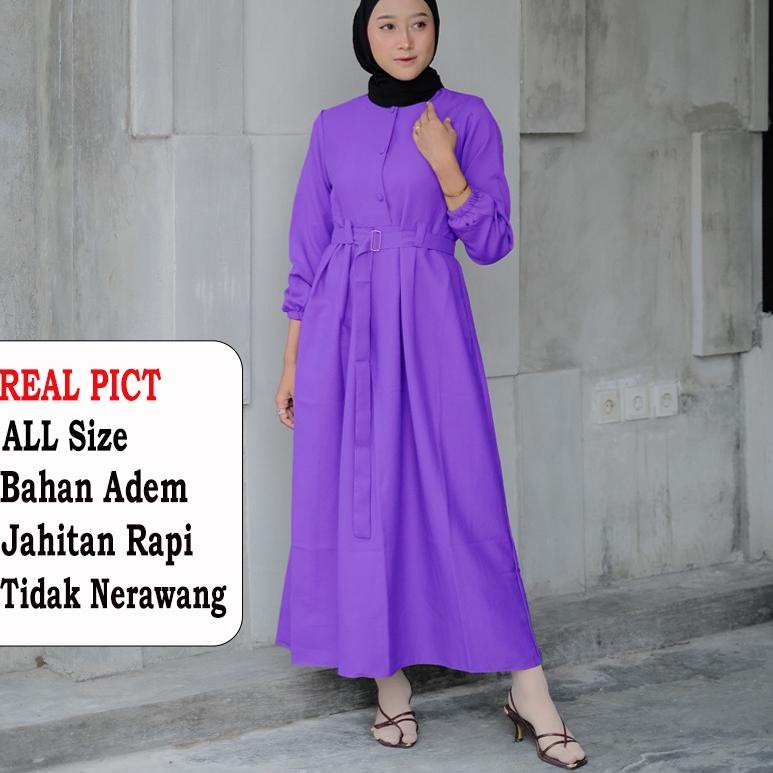 KUALITAS PREMIUMU❈ Baju Gamis Dress Lebaran 2023 Model Mewah Kekinian Premium Wanita Remaja 951♙