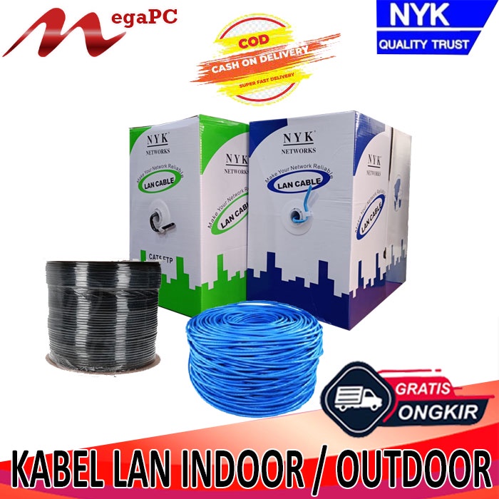 Kabel LAN Internet CAT 5E 1 Roll 305 meter - Indoor/Outdoor