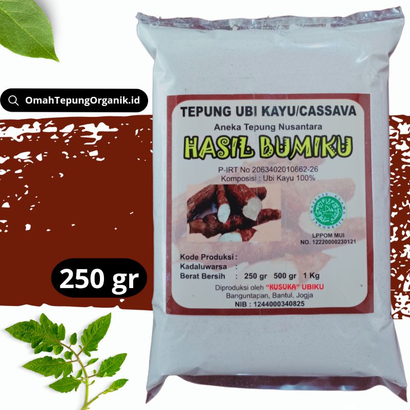 

Tepung Singkong kemasan 250 gram/Tepung Ubi Kayu kemasan 250 gram/Tepung Kasaffa kemasan 250 gram/Casaffa Powder 250 gram/Casaffa flour 250 gram