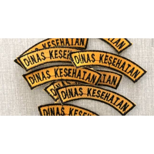 Badge DINAS KESEHATAN (bordir)